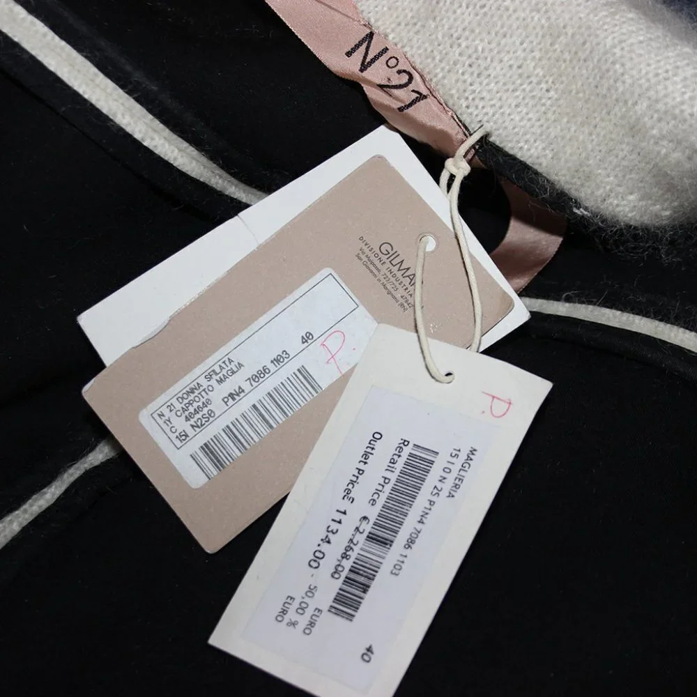 Numero Ventuno N°21 Mohair Oversize Coat IT40